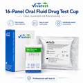 VivaTest oral fluid drug test instruction sheet with cut off levels and usage guidance