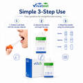 Easy to read saliva drug test results guide showing positive negative and invalid results