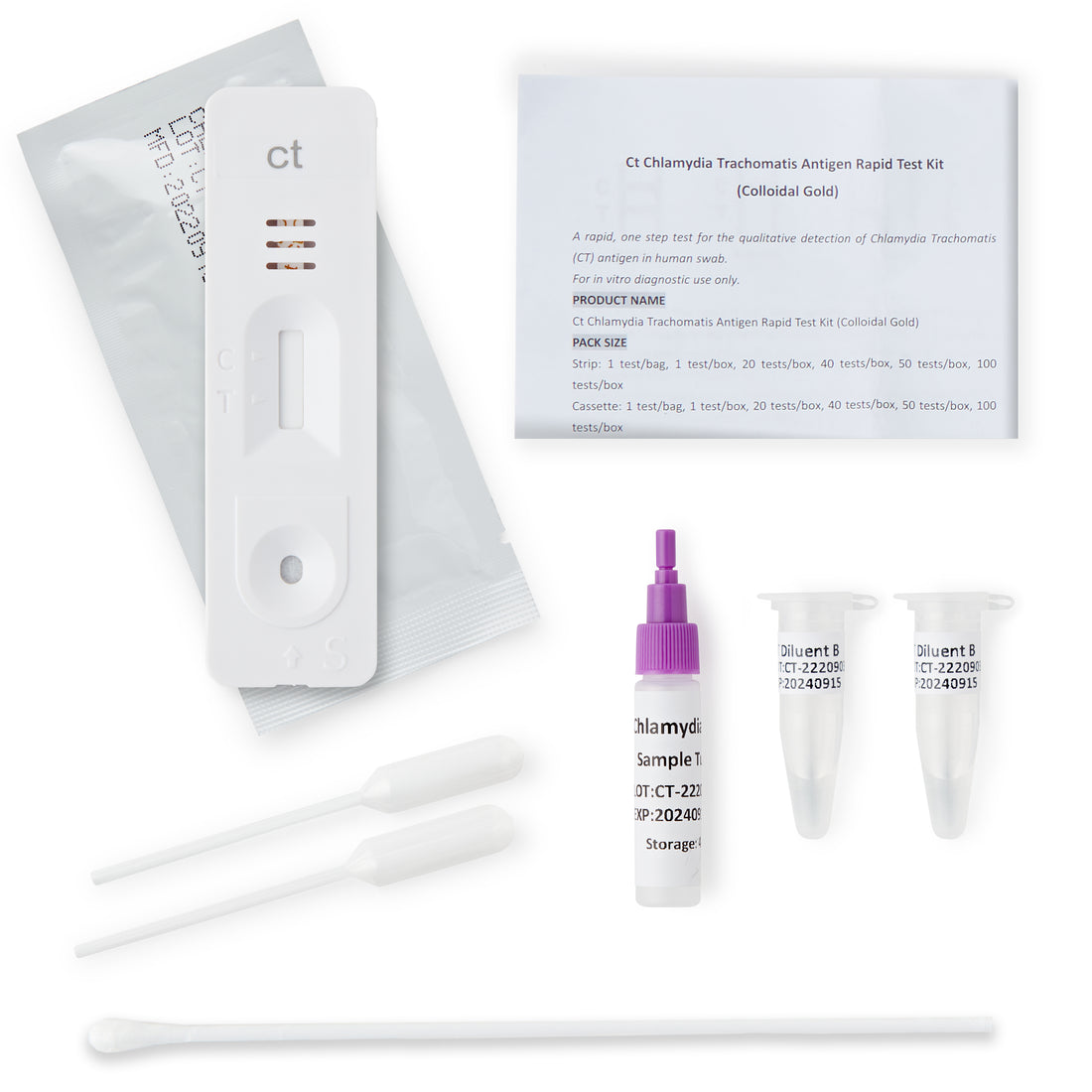 Chlamydia Home Self Test Kit - Male/Female Antigen