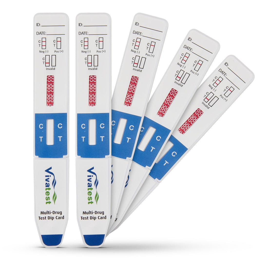 VivaTest Cocaine Urine Drug Test – 300 ng/ml Cut-Off | Instant Drug Testing Kit (1 Test)