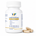 VT Supplements Milk Thistle 300mg Capsules with Choline NAC Selenium Vitamin C and Vitamin E