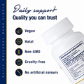 VT Supplements Milk Thistle 300mg Capsules with Choline NAC Selenium Vitamin C and Vitamin E