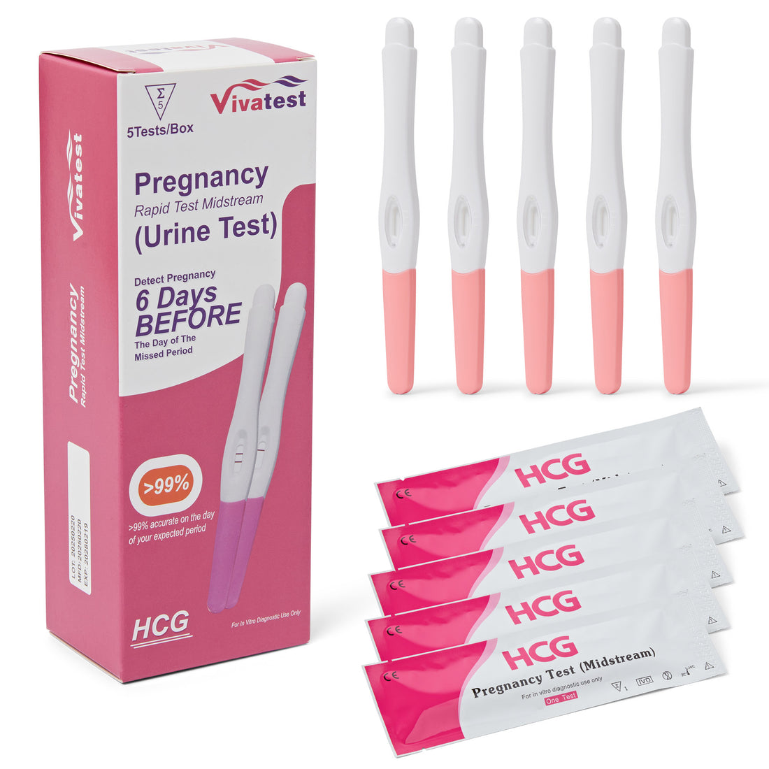 VivaTest Pregnancy Test Kit — Early Detection, Fast & Accurate Results