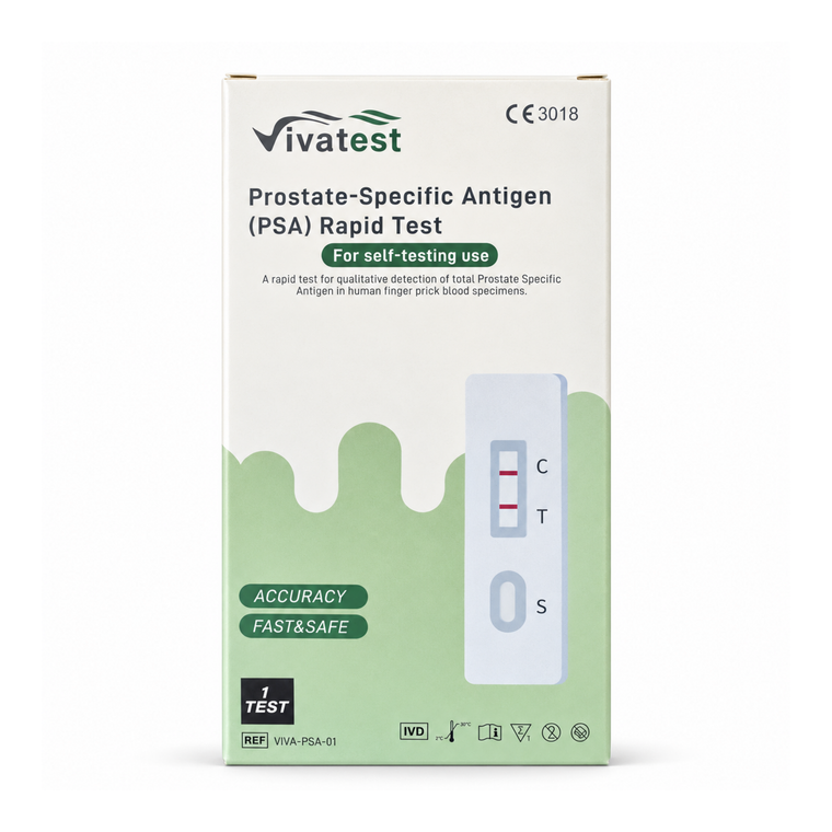 VivaTest PSA Prostate Test Kit packaging